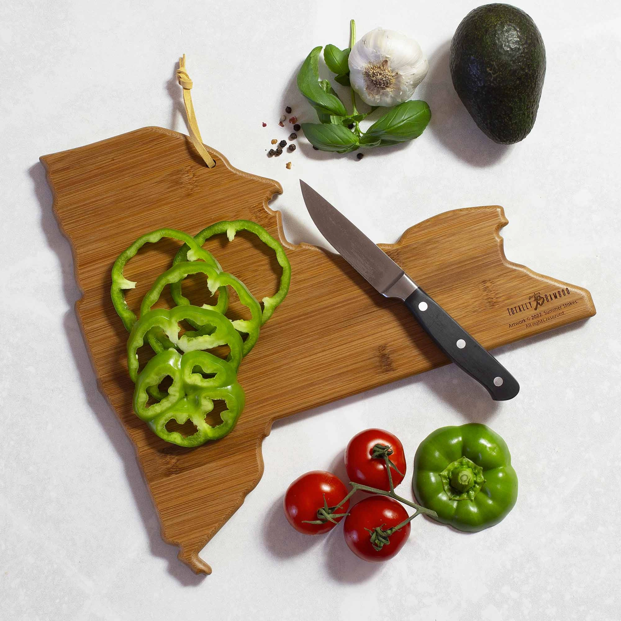 New York Cutting Board with Artwork by Summer Stokes