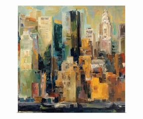 New York, New York Wall Art dining table,kitchen table,dining room furniture