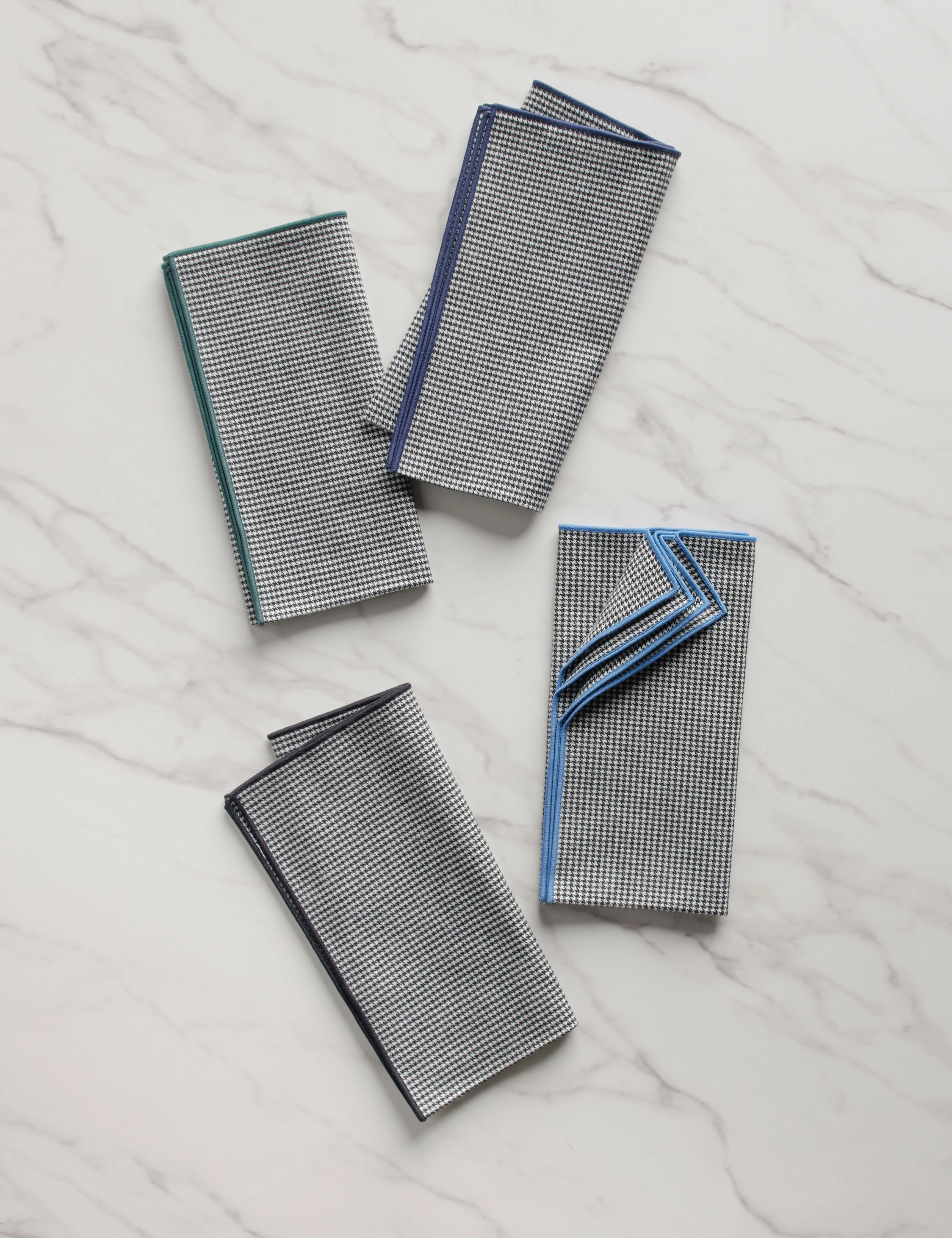 Noir Royale Napkins (Set of 4) by Atelier Saucier home decor,home accents,interior accessories