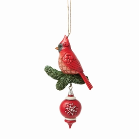 Nordic Noel Cardinal Ornament figurines,decorative figurines,home accents