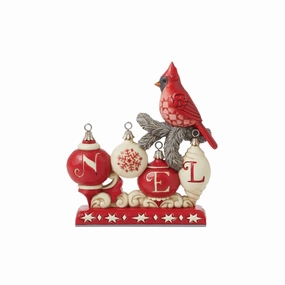 Nordic Noel Christmas Cardinal figurines,decorative figurines,home accents