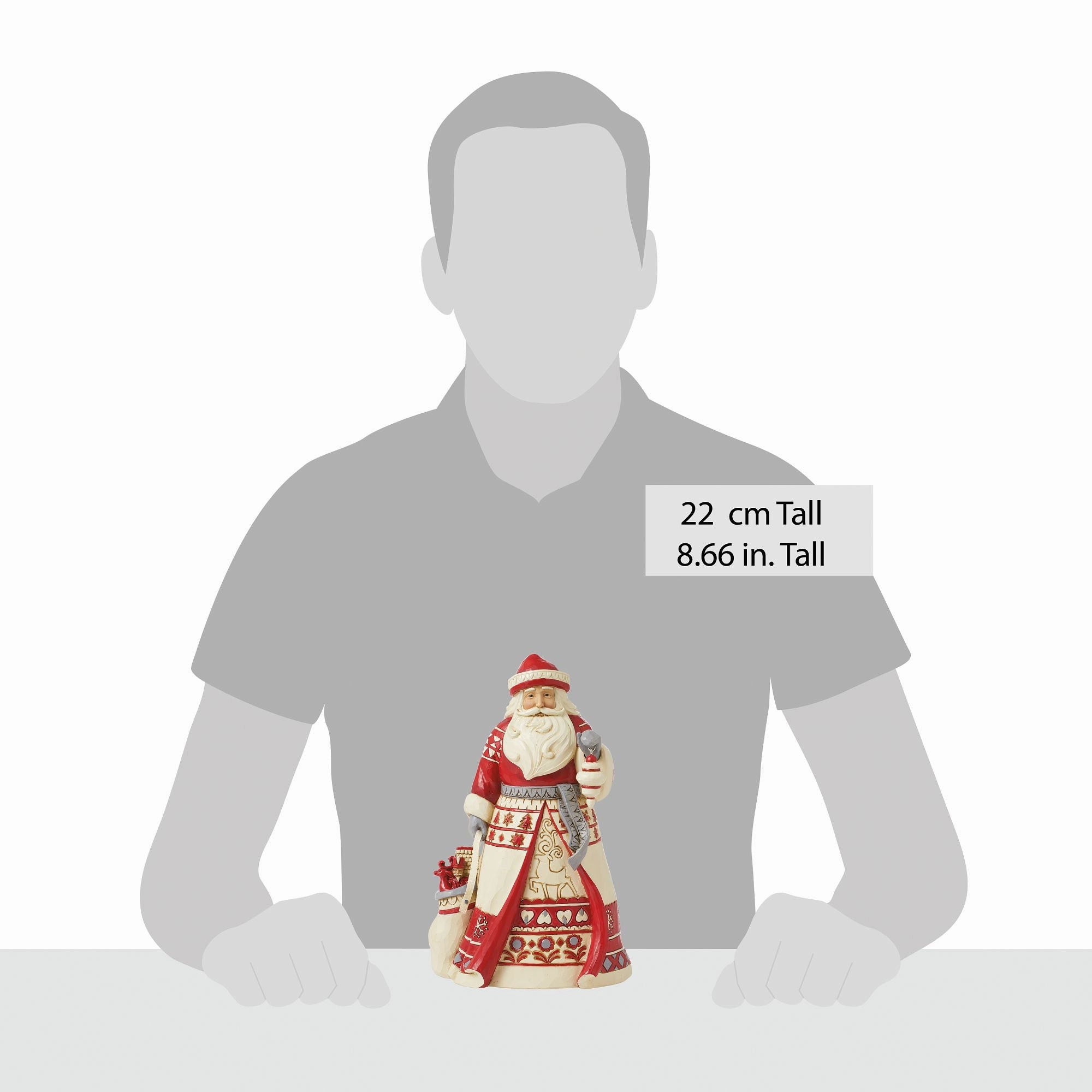 Nordic Noel Santa with Bag Fig