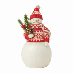 Nordic Noel Snowman Evergreen figurines,decorative figurines,home accents