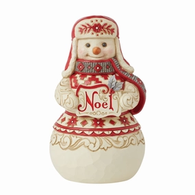 Nordic Noel Snowman Noel Sign figurines,decorative figurines,home accents