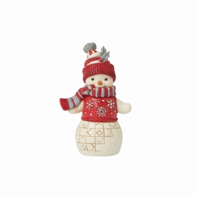 Nordic Noel Snowman with Hat figurines,decorative figurines,home accents