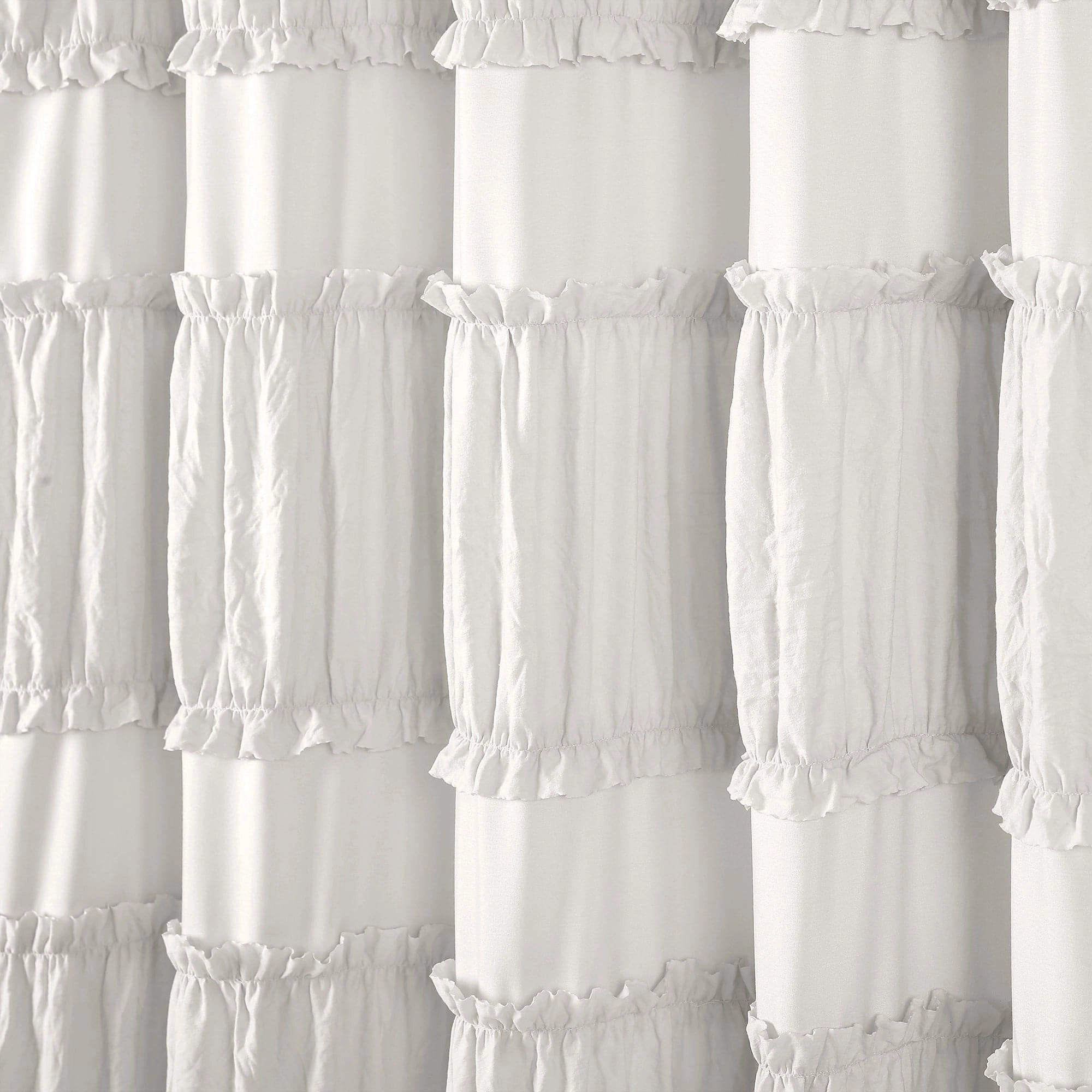 Nova Ruffle Shower Curtain