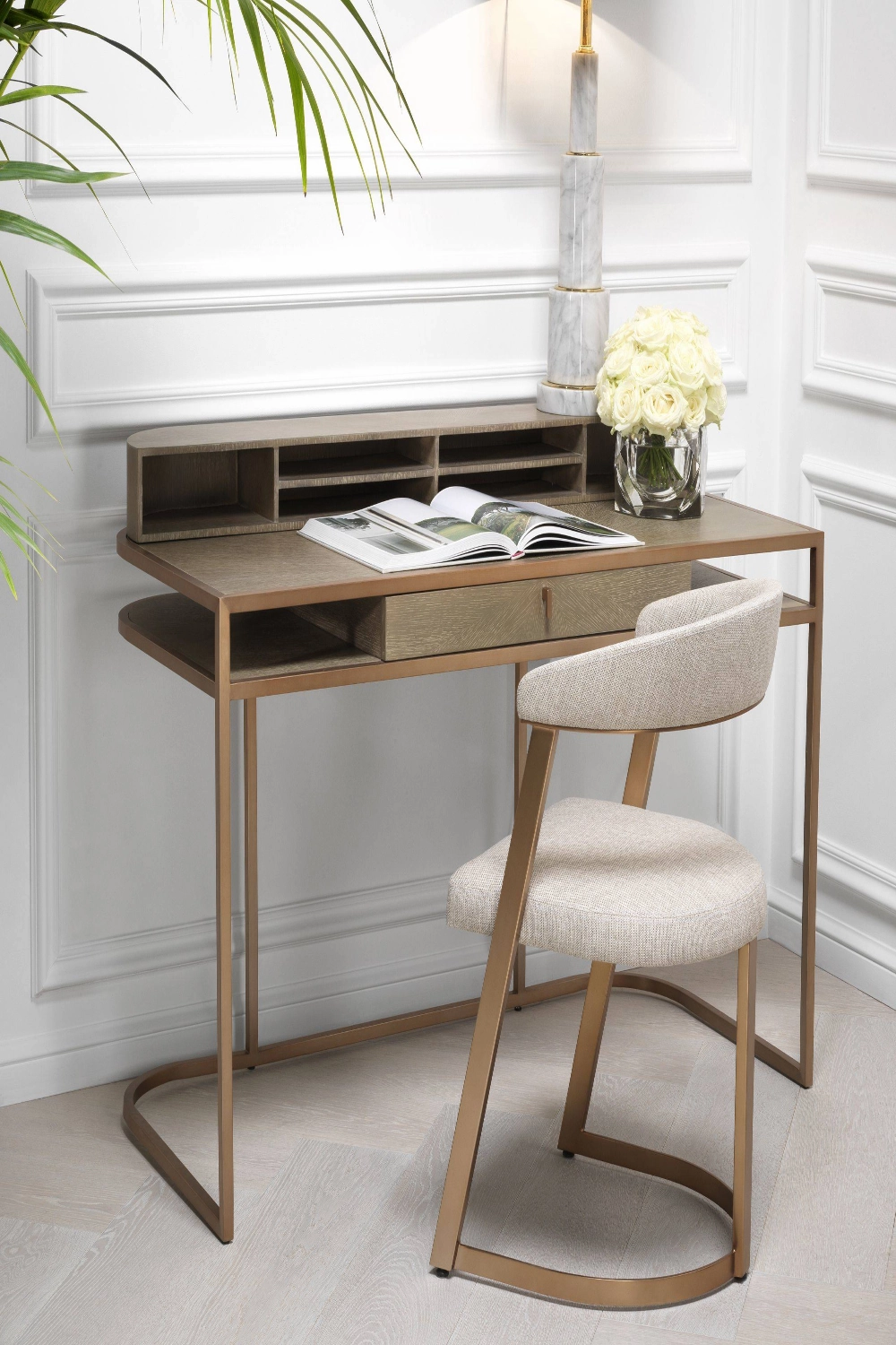 Oak 1-Drawer Desk | Eichholtz Highland