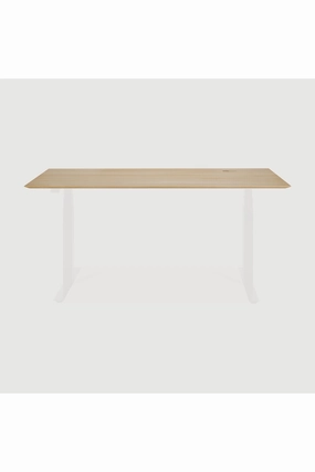Oak Adjustable Desk L | Ethnicraft Bok desk,home desk,workstation