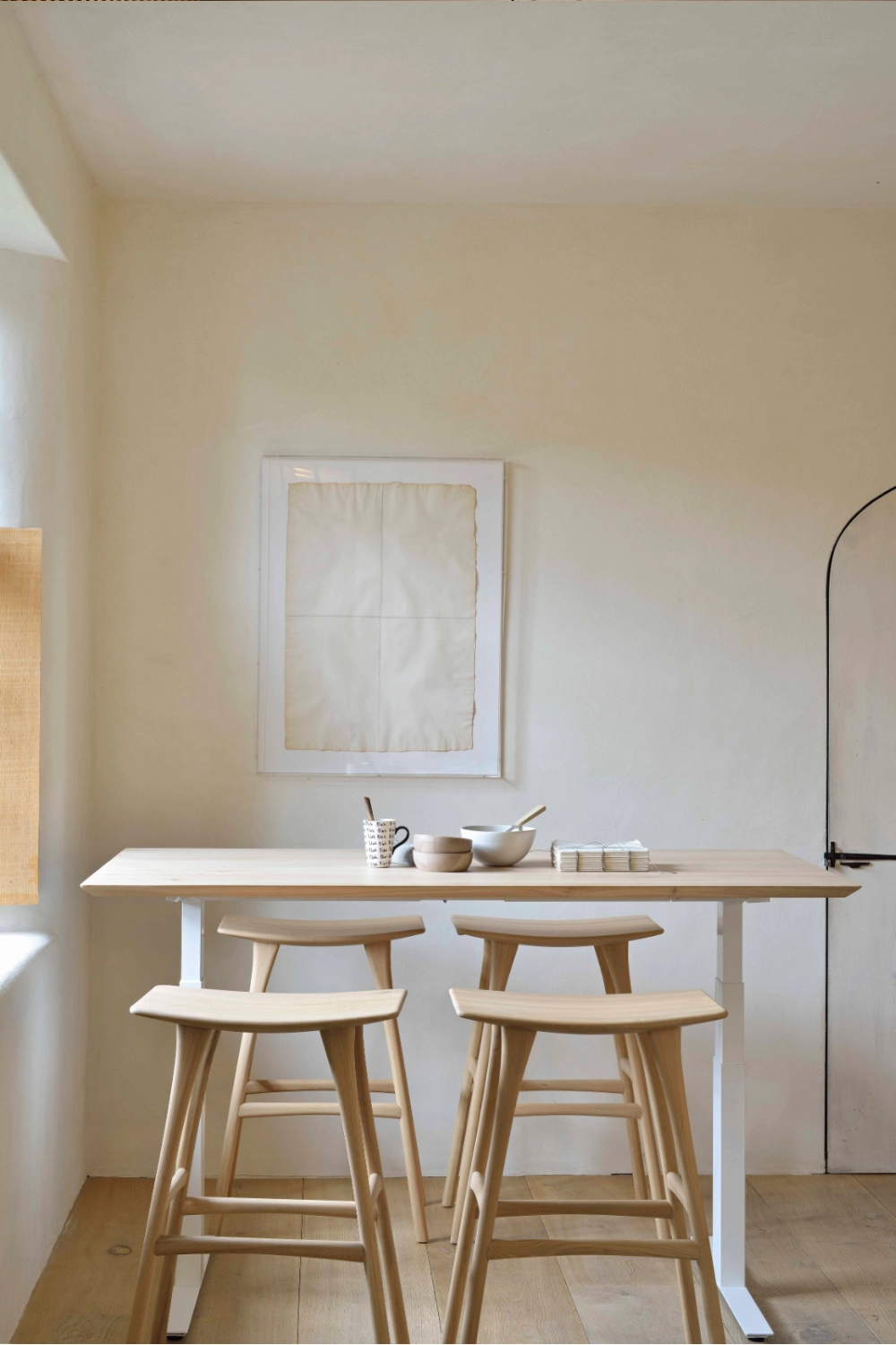 Oak Adjustable Desk M | Ethnicraft Bok