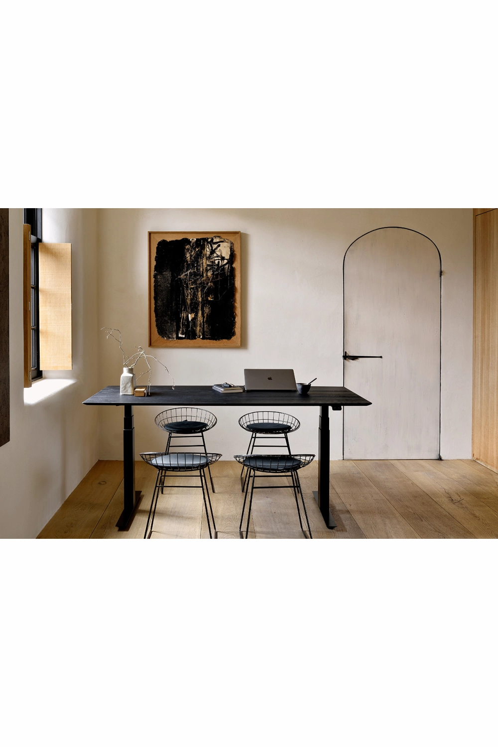 Oak Adjustable Desk M | Ethnicraft Bok