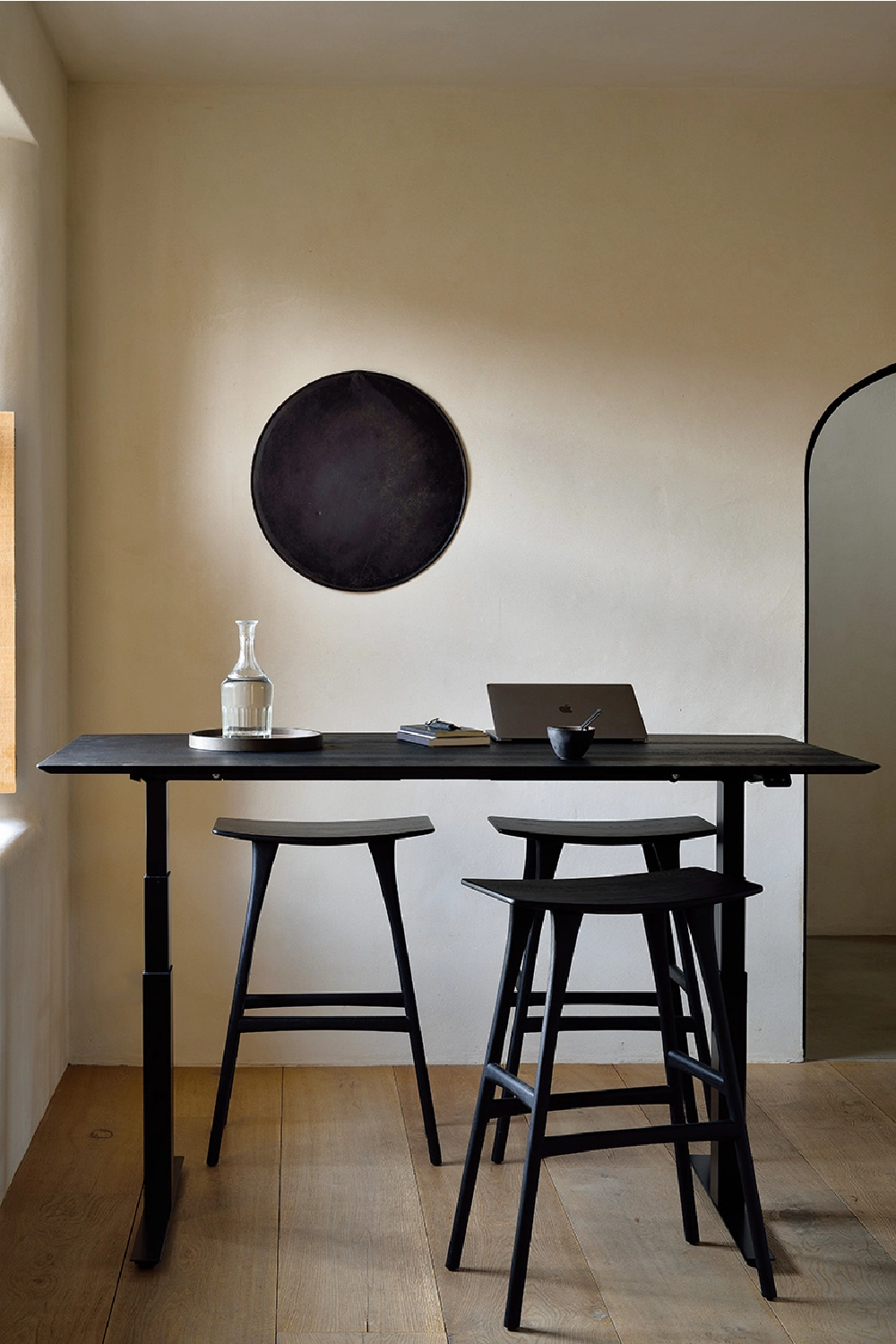 Oak Adjustable Desk M | Ethnicraft Bok