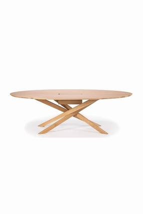 Oak Oval Meeting Table | Ethnicraft Mikado desk,home desk,workstation