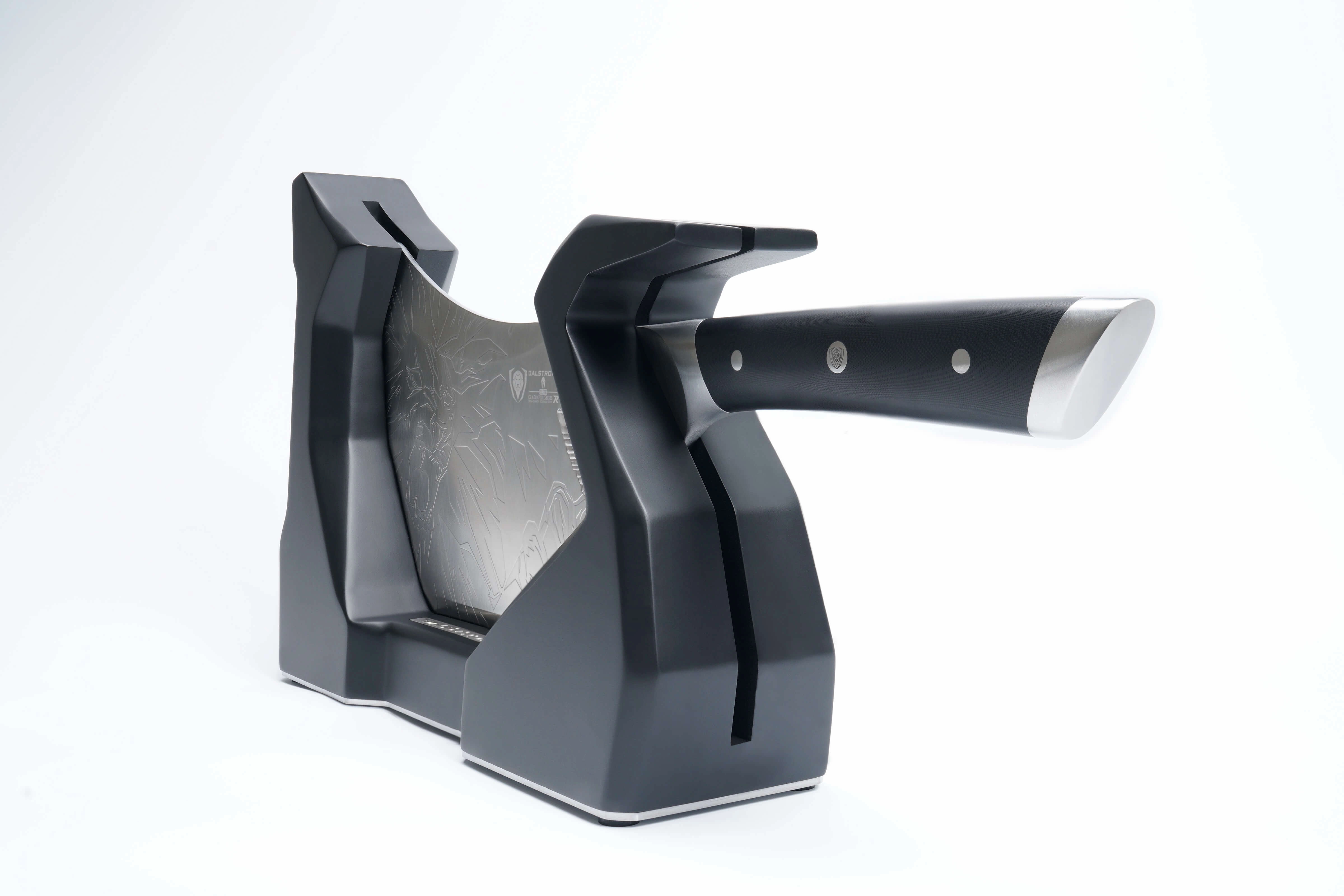 Obliterator XL Cleaver Knife | Rubberwood Stand | Gladiator Series R | Dalstrong 