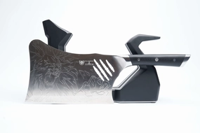 Obliterator XL Cleaver Knife | Rubberwood Stand | Gladiator Series R | Dalstrong  knife set,kitchen knives,cooking tools