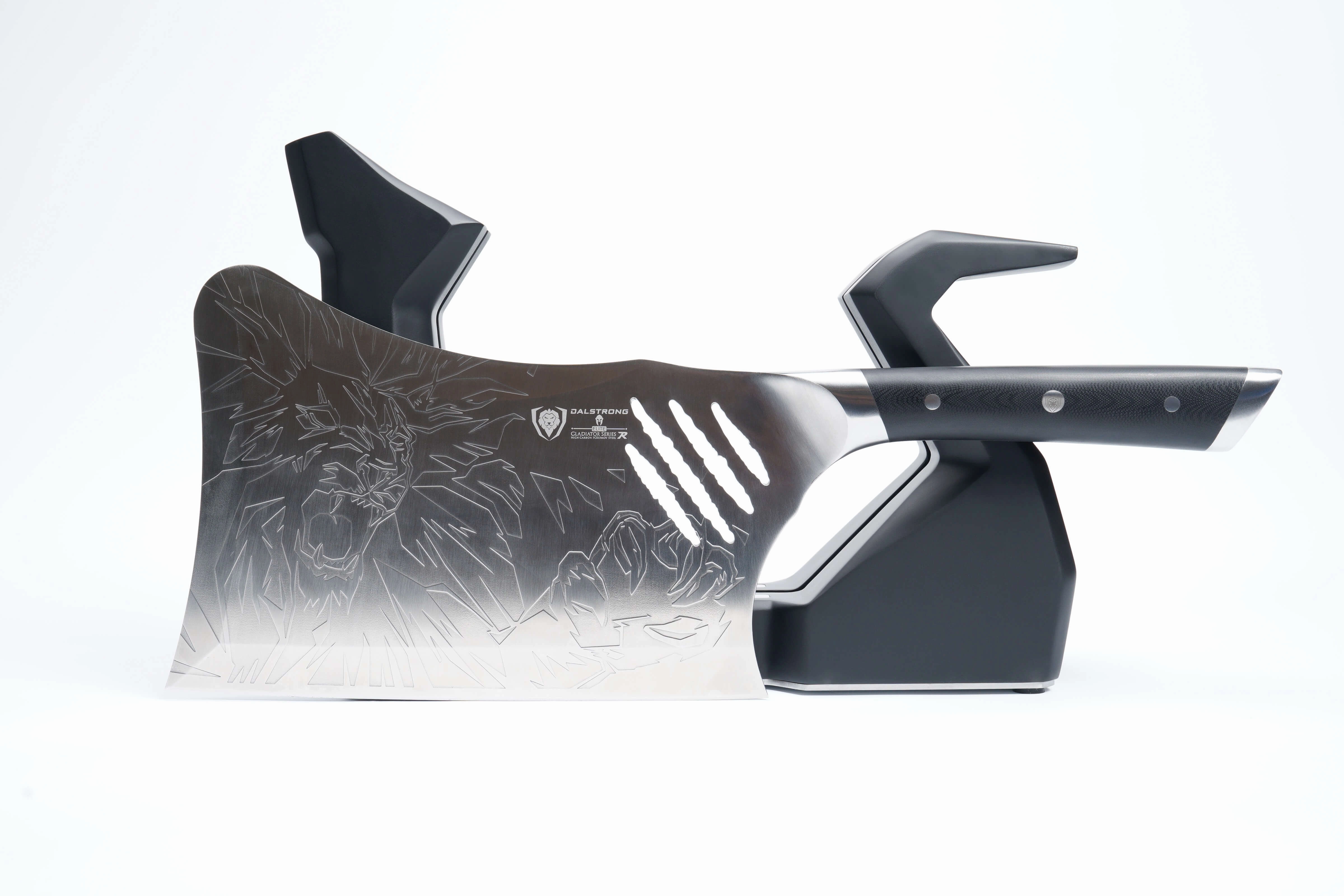 Obliterator XL Cleaver Knife | Rubberwood Stand | Gladiator Series R | Dalstrong  knife set,kitchen knives,cooking tools