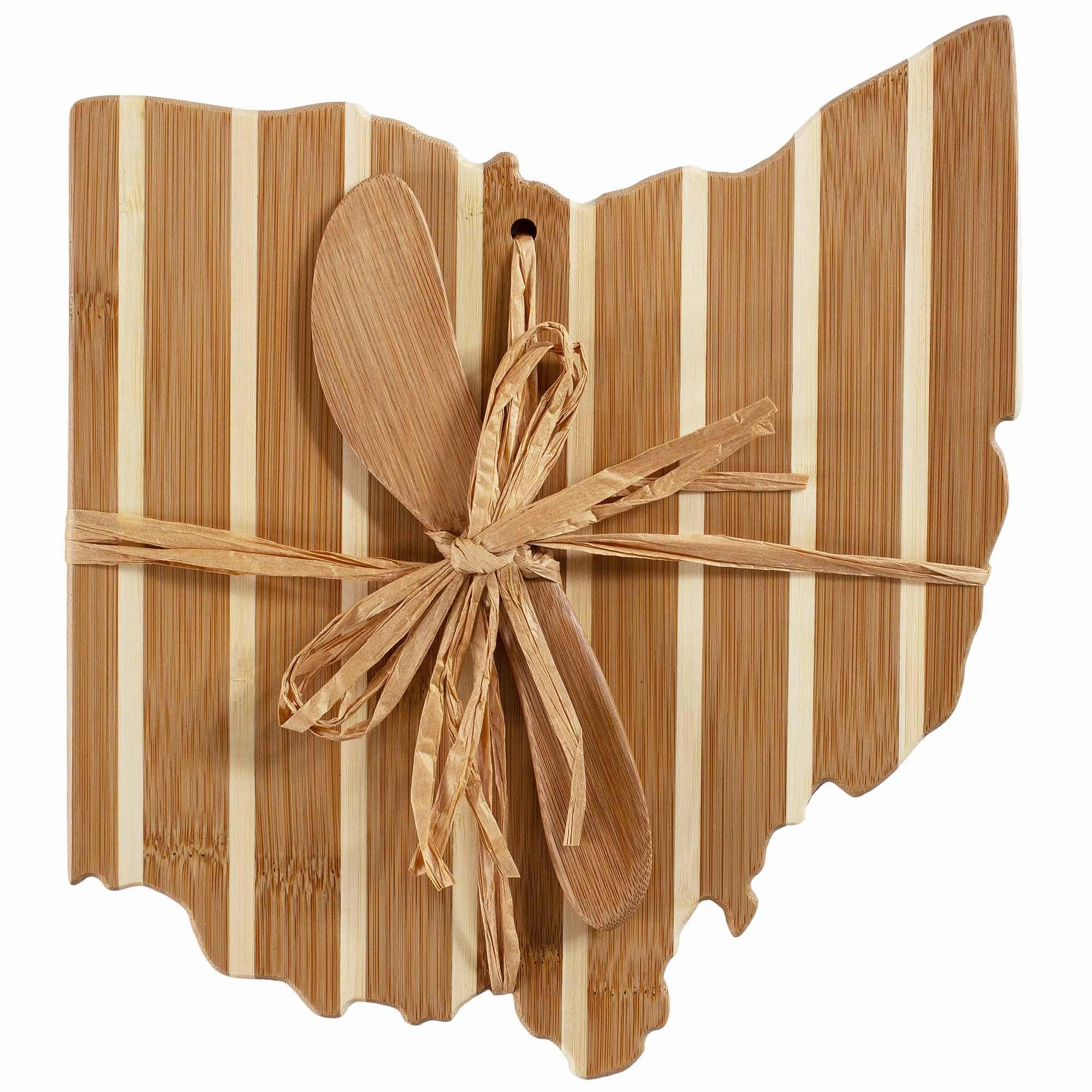 Ohio Serving Board with Spreader Knife Gift Set