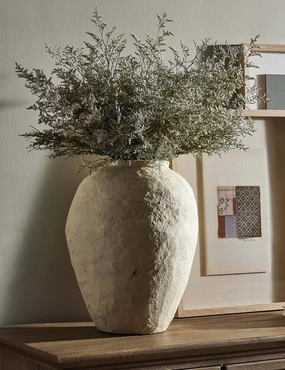 Olivos Paper Mache Decorative Vase by Amber Lewis x Four Hands home decor,home accents,interior accessories