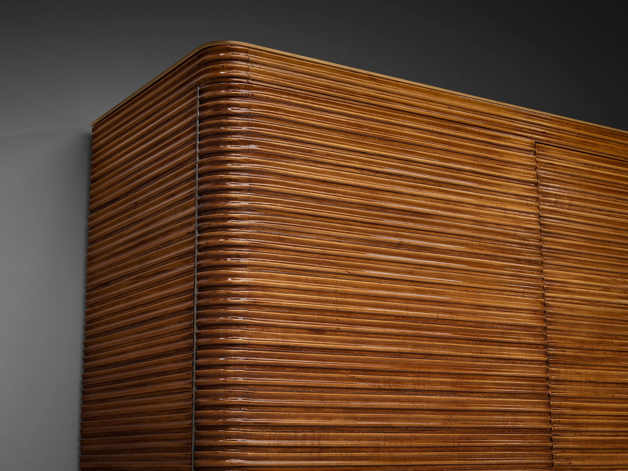 Osvaldo Borsani for Arredamenti Borsani Varedo Highboard in Cherry