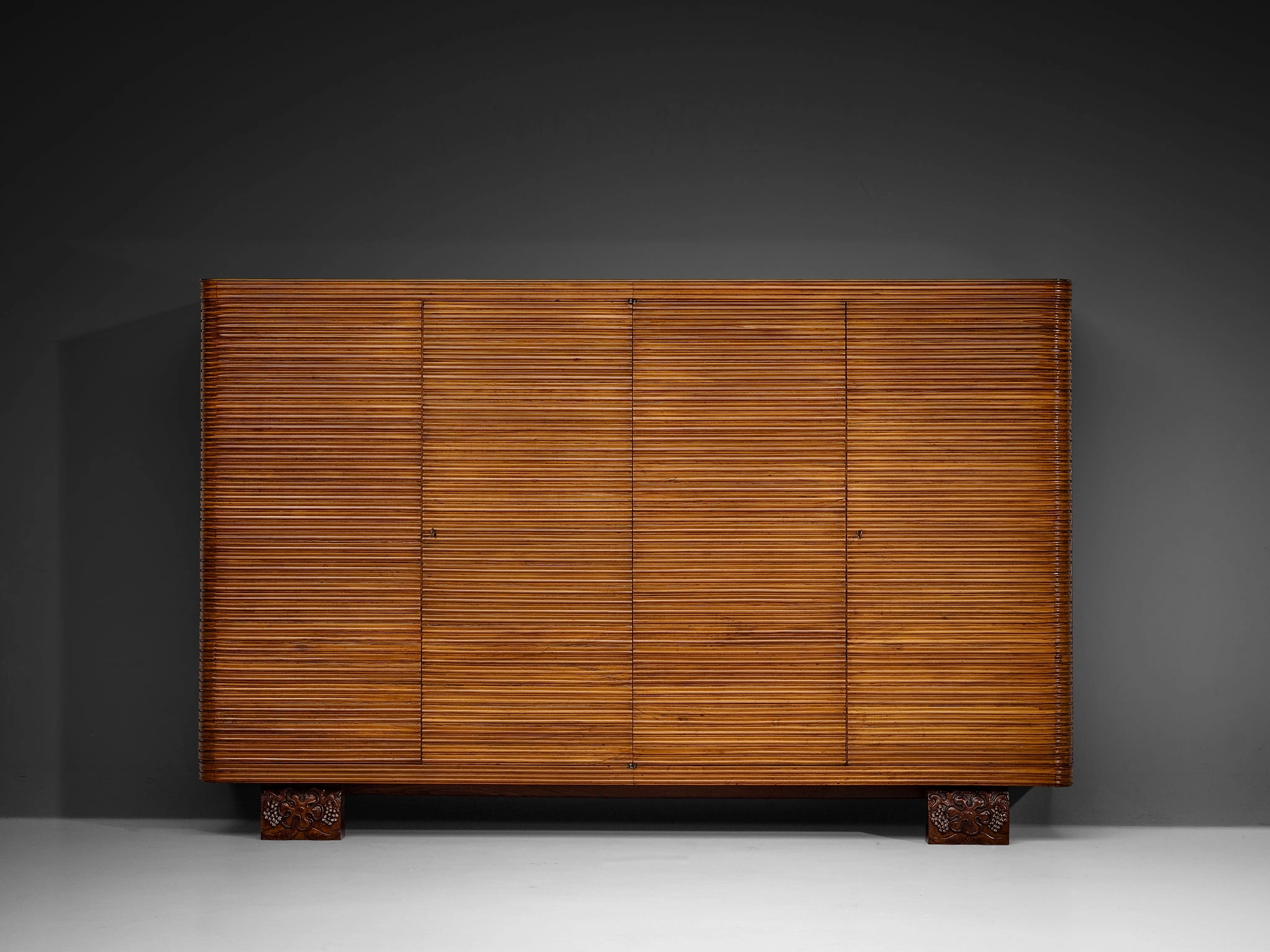 Osvaldo Borsani for Arredamenti Borsani Varedo Highboard in Cherry