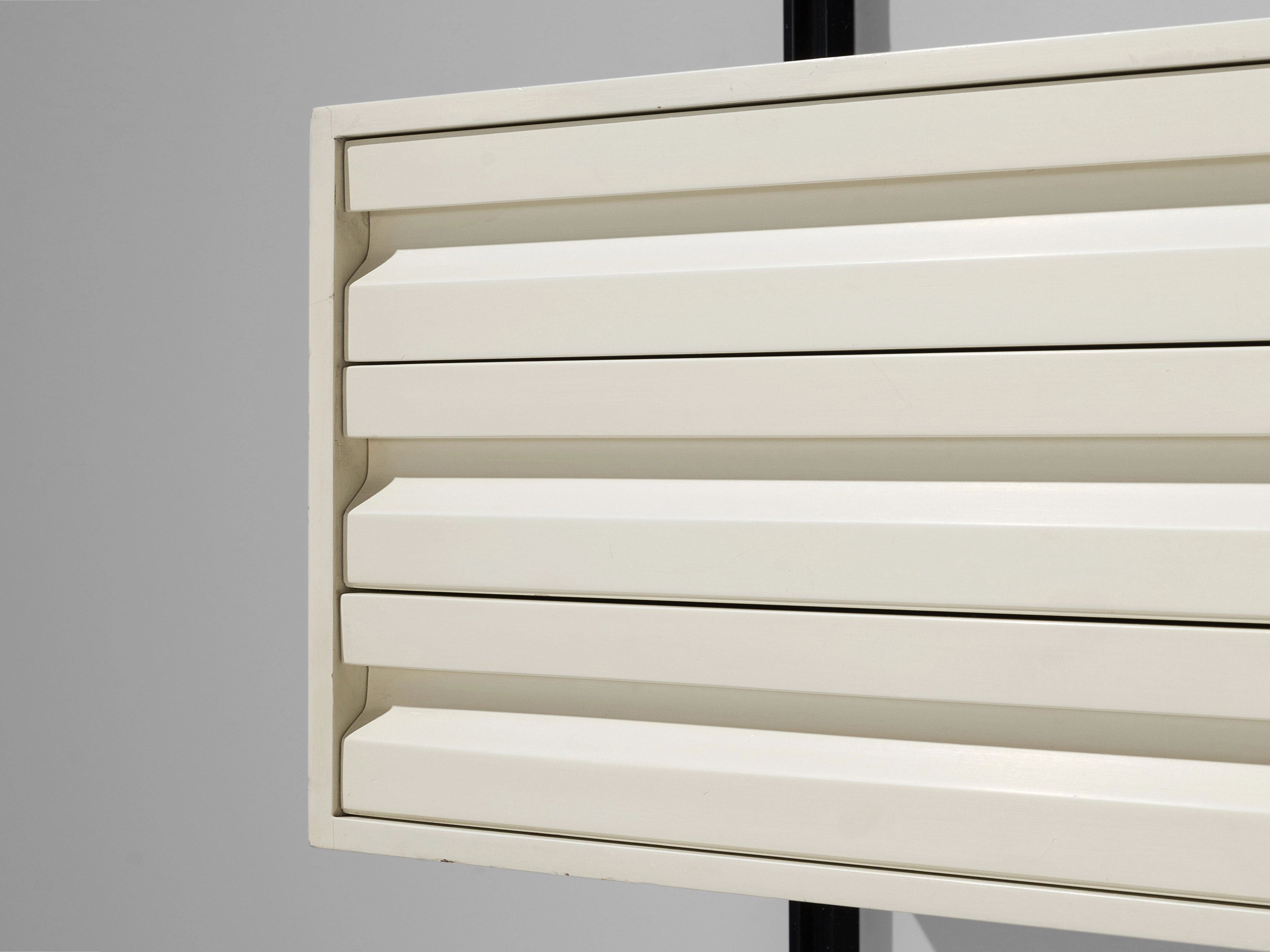 Osvaldo Borsani for Tecno White Wall Unit