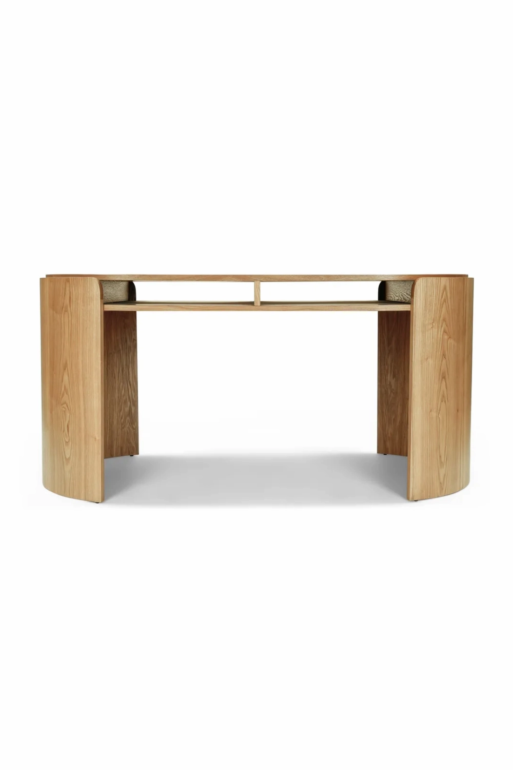 Oval Wood 2-Drawer Desk | NV Gallery Elipse desk,home desk,workstation