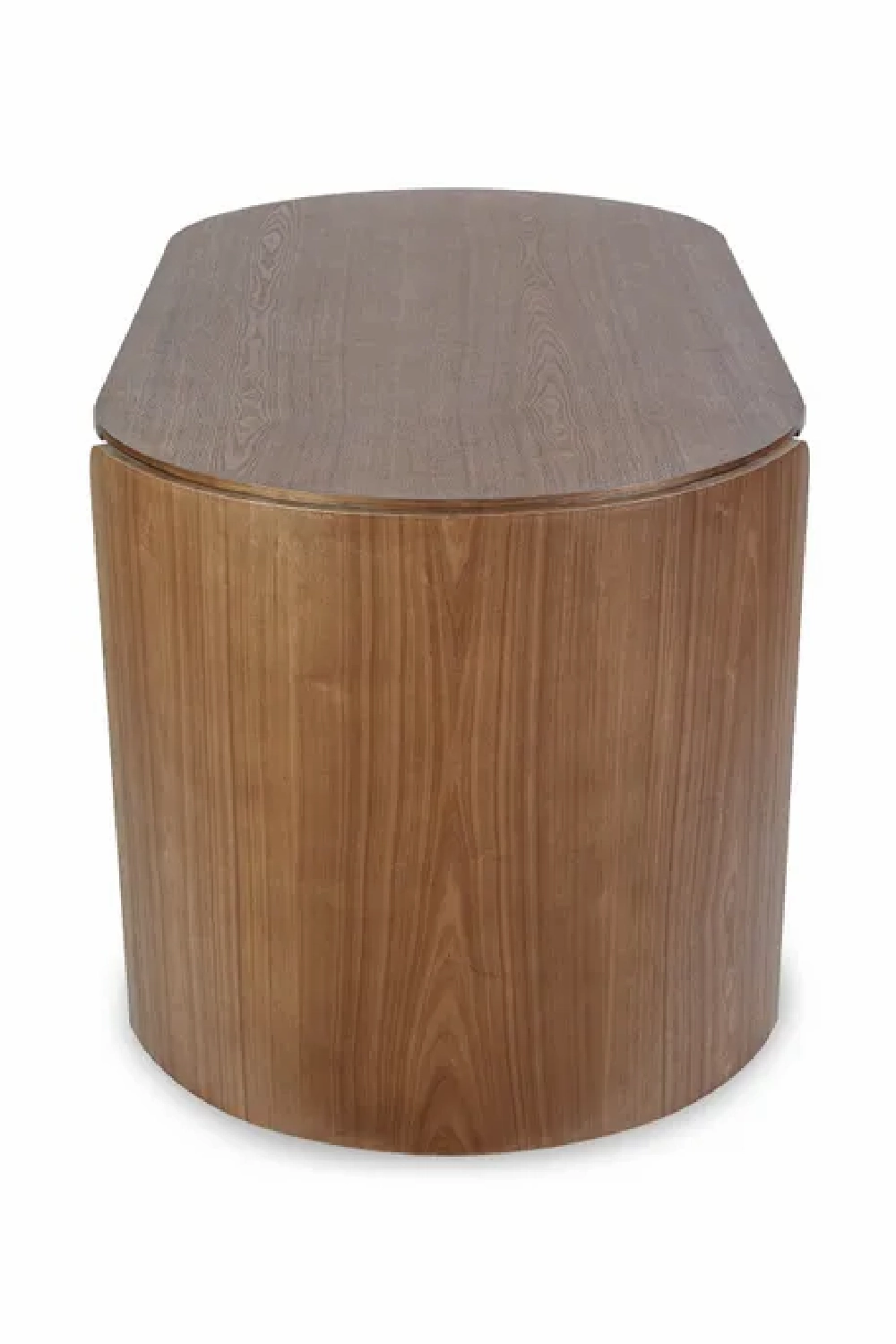 Oval Wood 2-Drawer Desk | NV Gallery Elipse