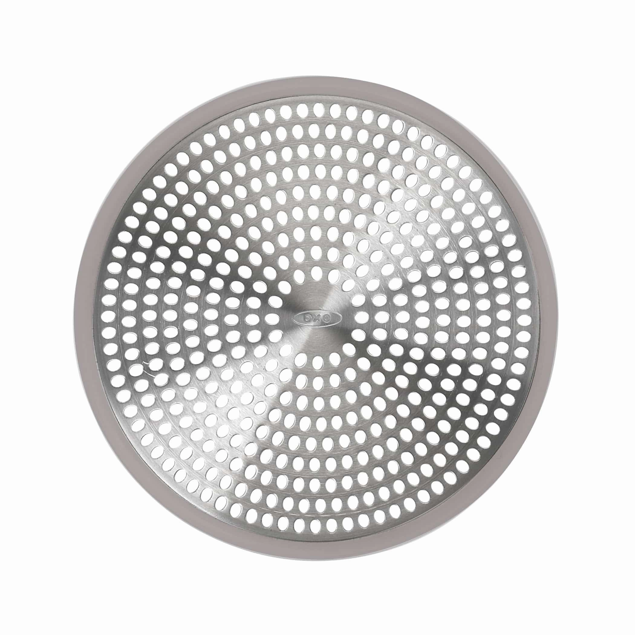 OXO Stainless Steel Shower Drain Protector bathroom essentials,bathroom accessories,bathroom set