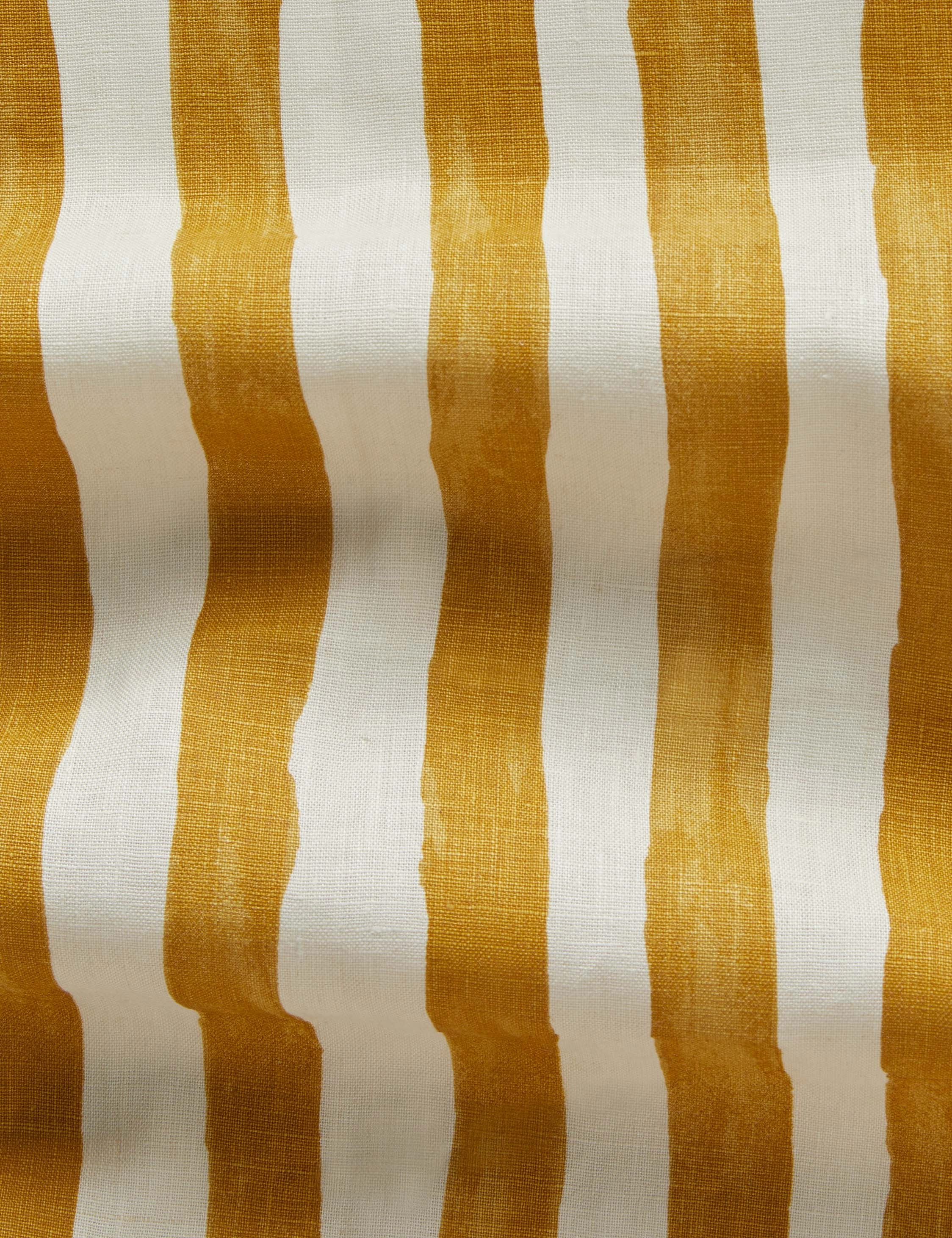 Painterly Stripe Linen Fabric by Sarah Sherman Samuel