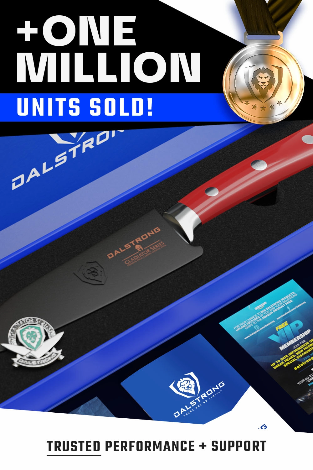 Paring Knife 3.5" | Crimson Red ABS Handle | Gladiator Series | NSF Certified | Dalstrong 