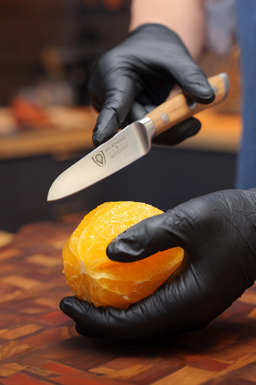 Paring Knife 3.5" | Olive Wood | Gladiator Series | Dalstrong 