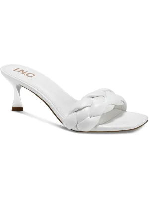 Parker Womens Faux Leather Braided Dress Sandals ecco Shoes