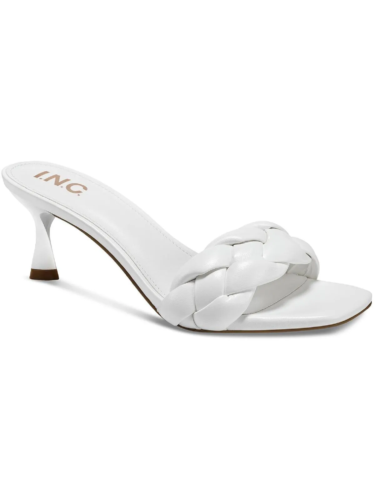 Parker Womens Faux Leather Braided Dress Sandals ecco Shoes