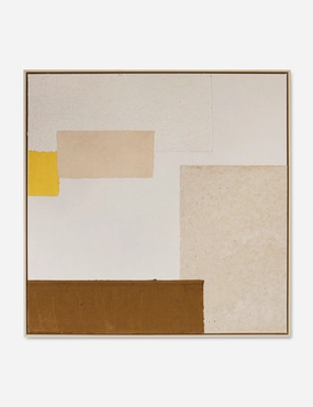 Patchwork Copper   Yellow Wall Art by Visual Contrast wall art,canvas print,home wall decor