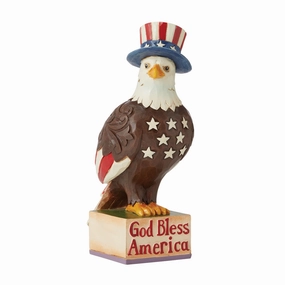Patriotic Bless America Eagle figurines,decorative figurines,home accents