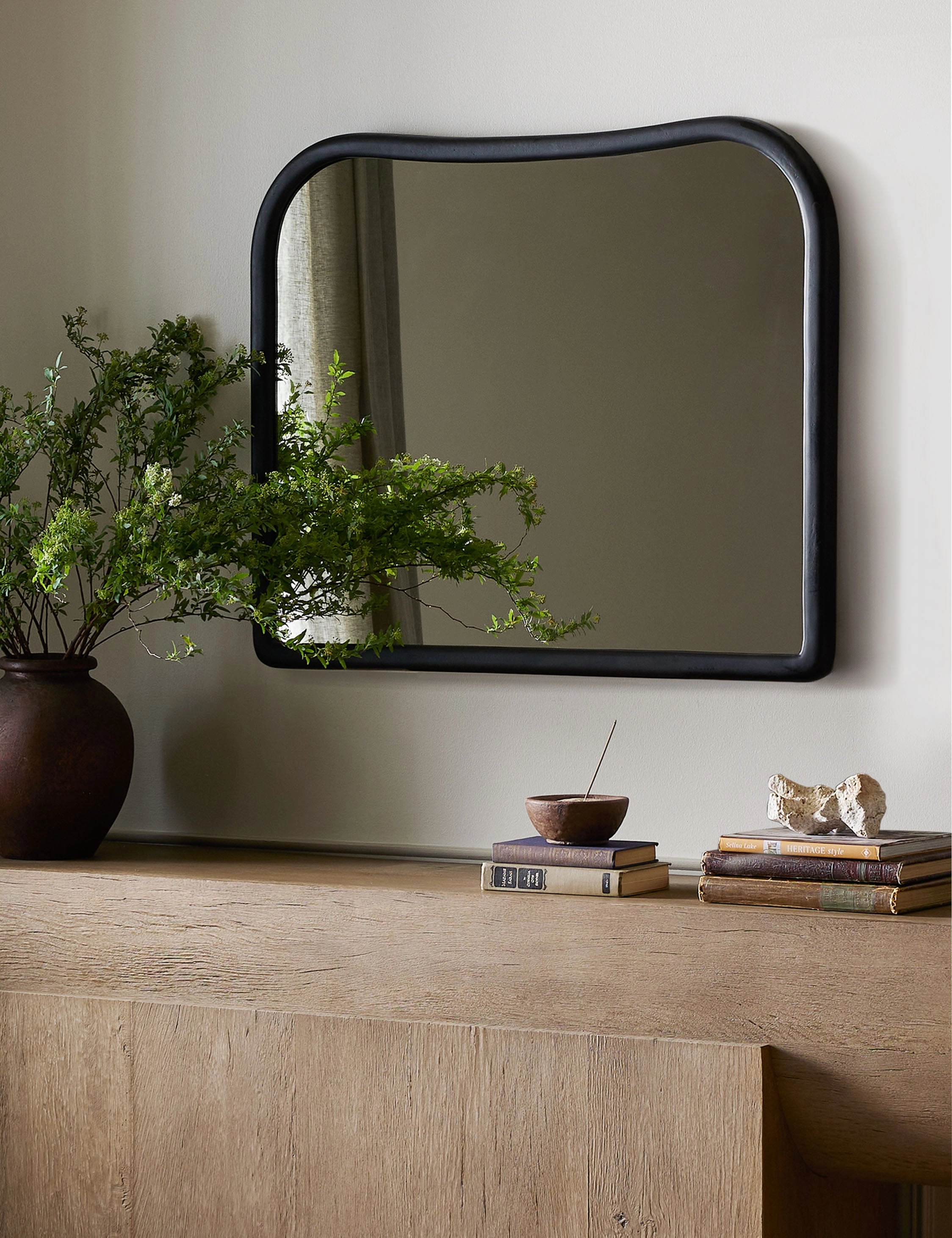 Patz Mantel Mirror by Amber Lewis x Four Hands decorative mirror,wall mirror,home decor