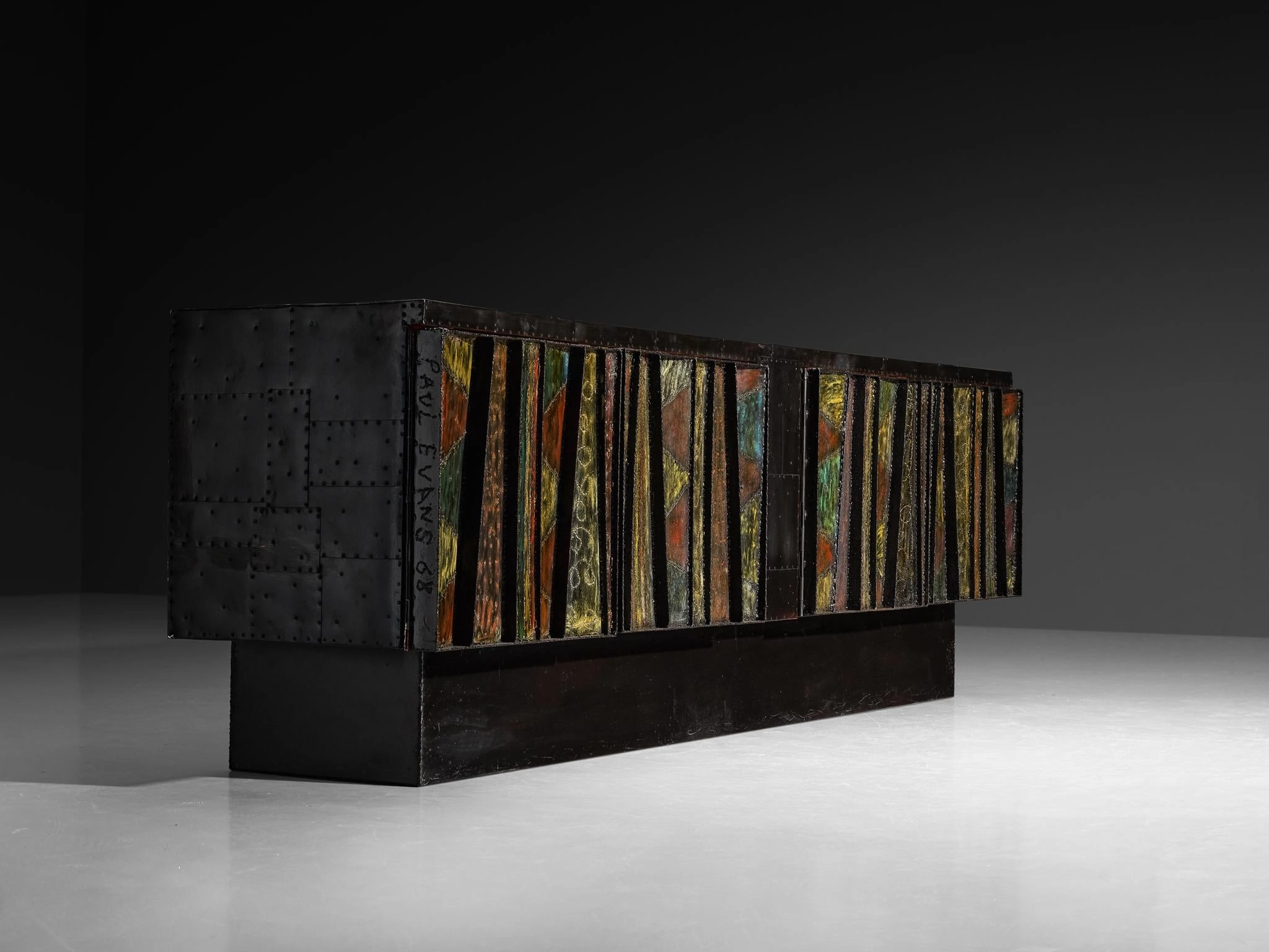 Paul Evans 'Deep Relief' Free-Standing Sideboard