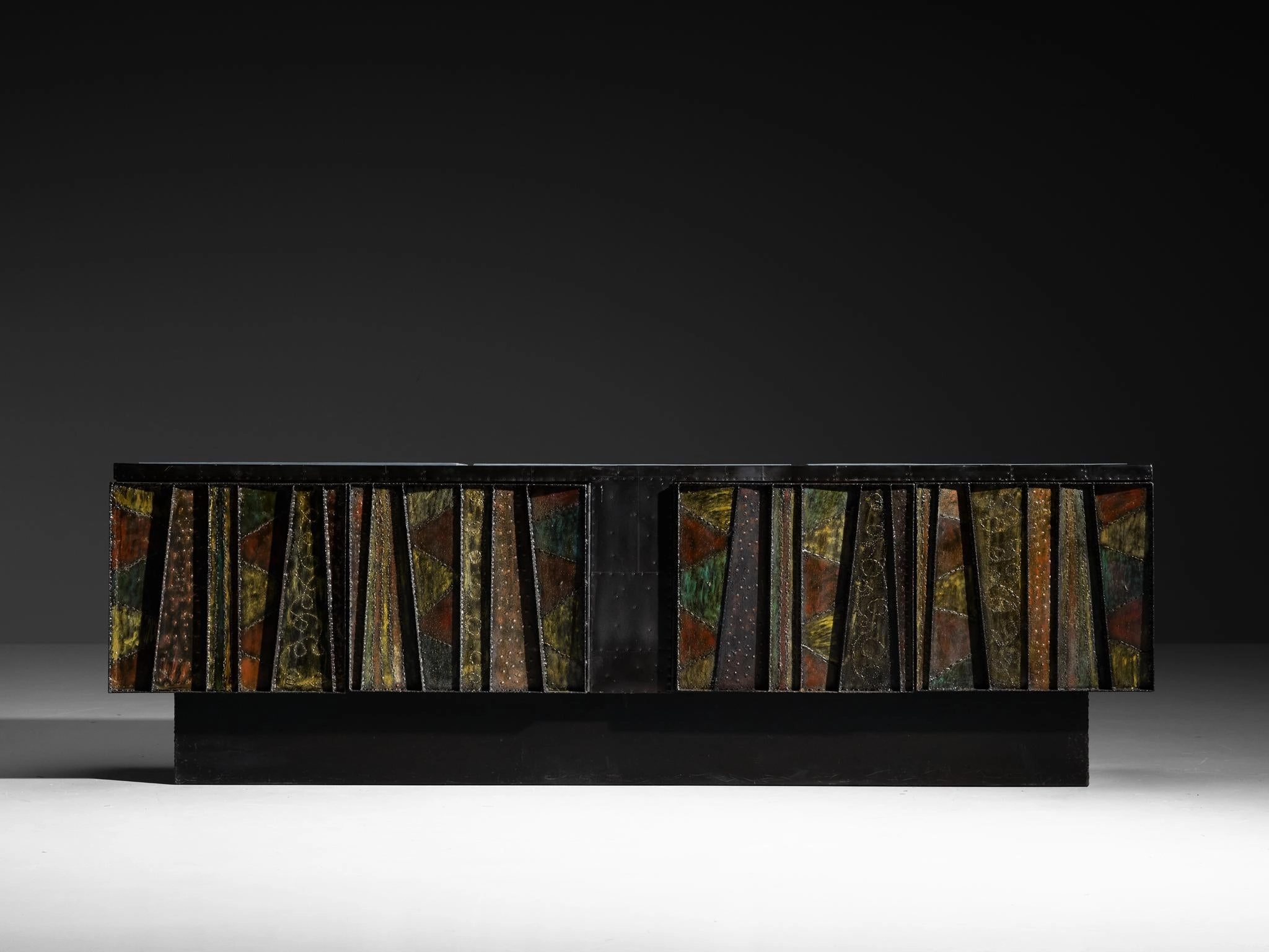 Paul Evans 'Deep Relief' Free-Standing Sideboard