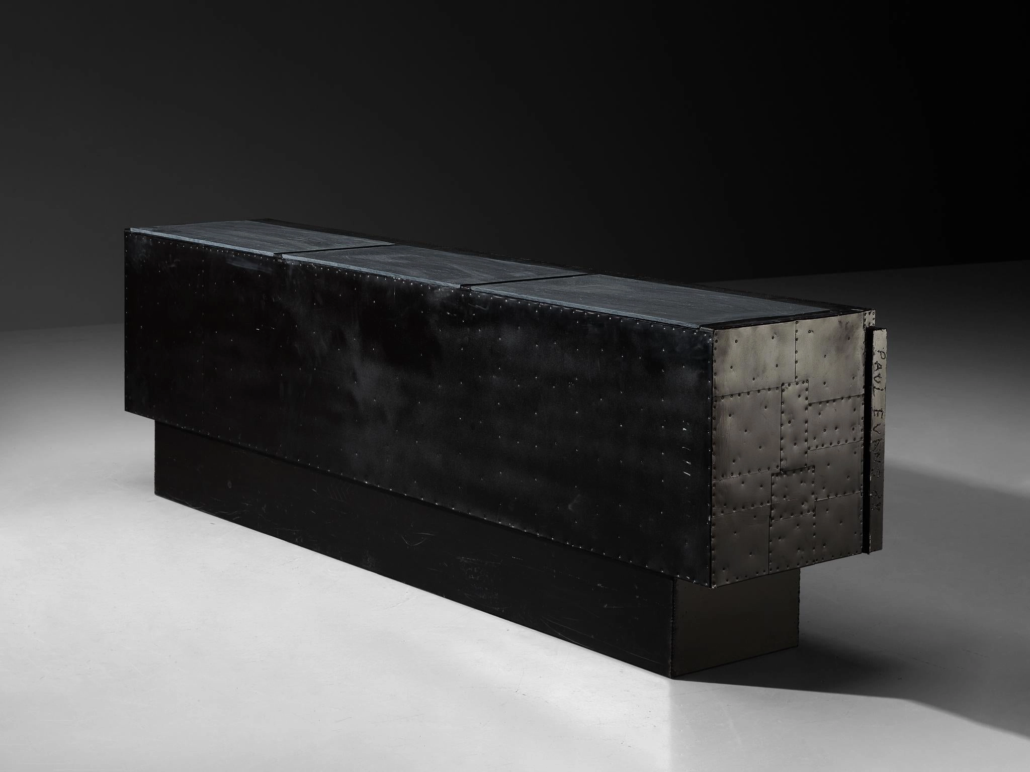 Paul Evans 'Deep Relief' Free-Standing Sideboard