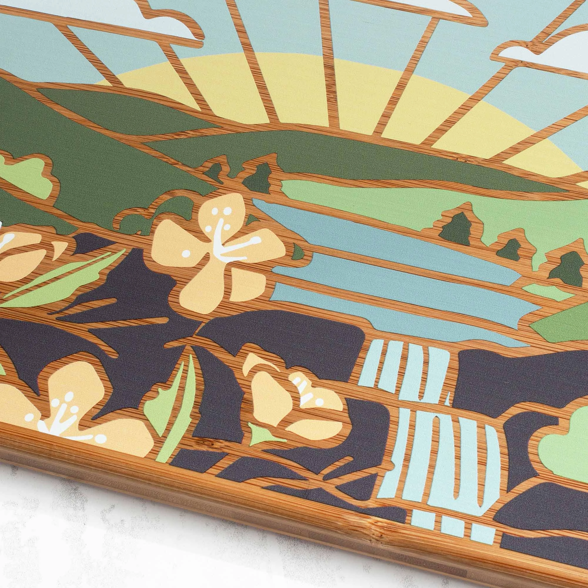 Pennsylvania Cutting Board with Artwork by Summer Stokes