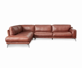 Peruna Leather Left Sectional sofa,couch,living room furniture