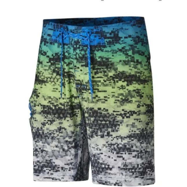 PFG Offshore Board Short Blue Digi Columbia Clothing