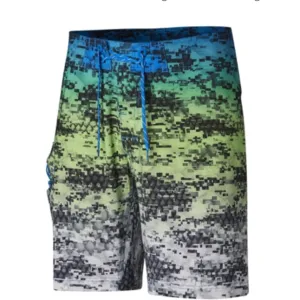 PFG Offshore Board Short Blue Digi Columbia Clothing
