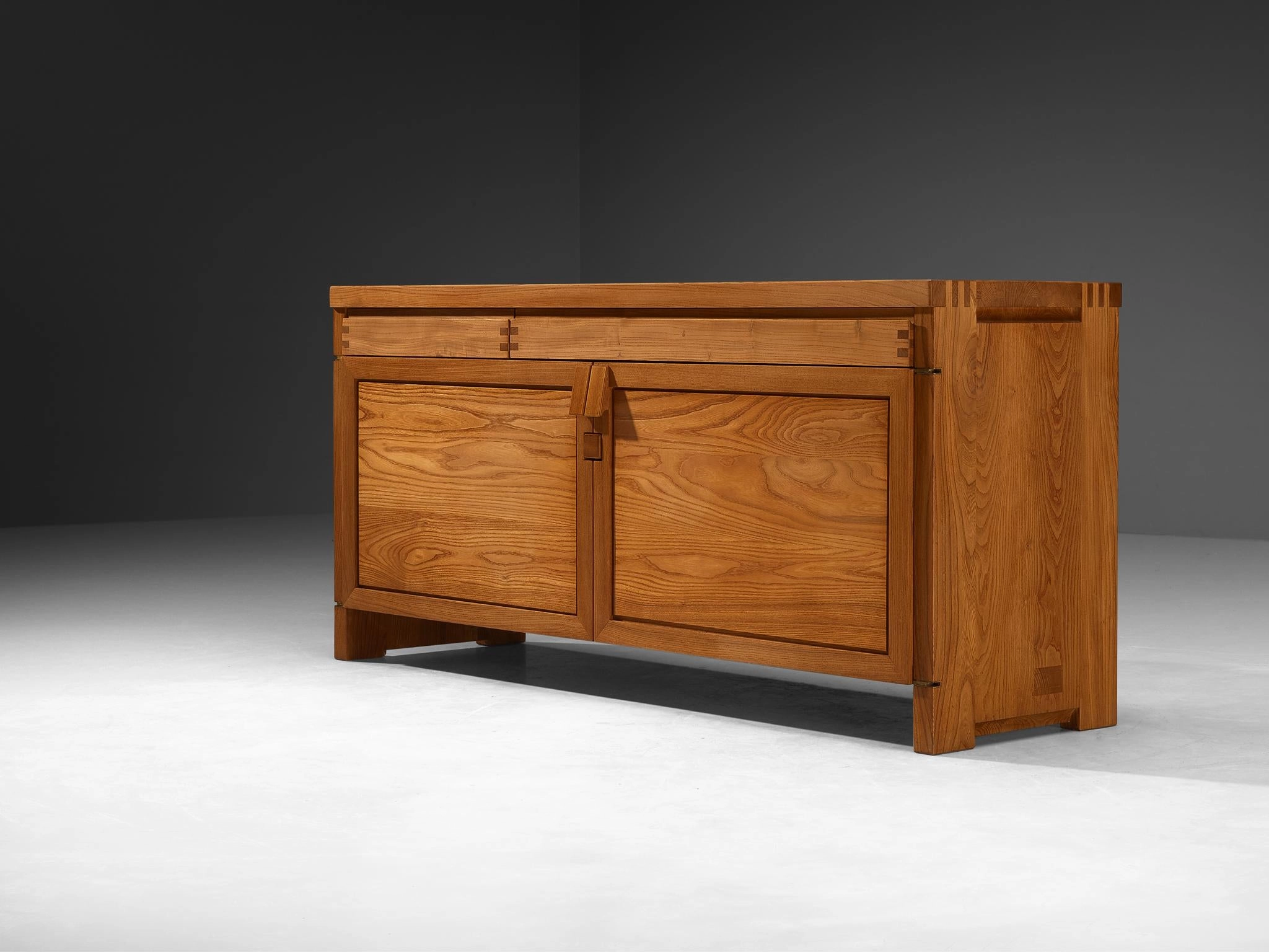 Pierre Chapo 'R08' Sideboard in Solid Elm