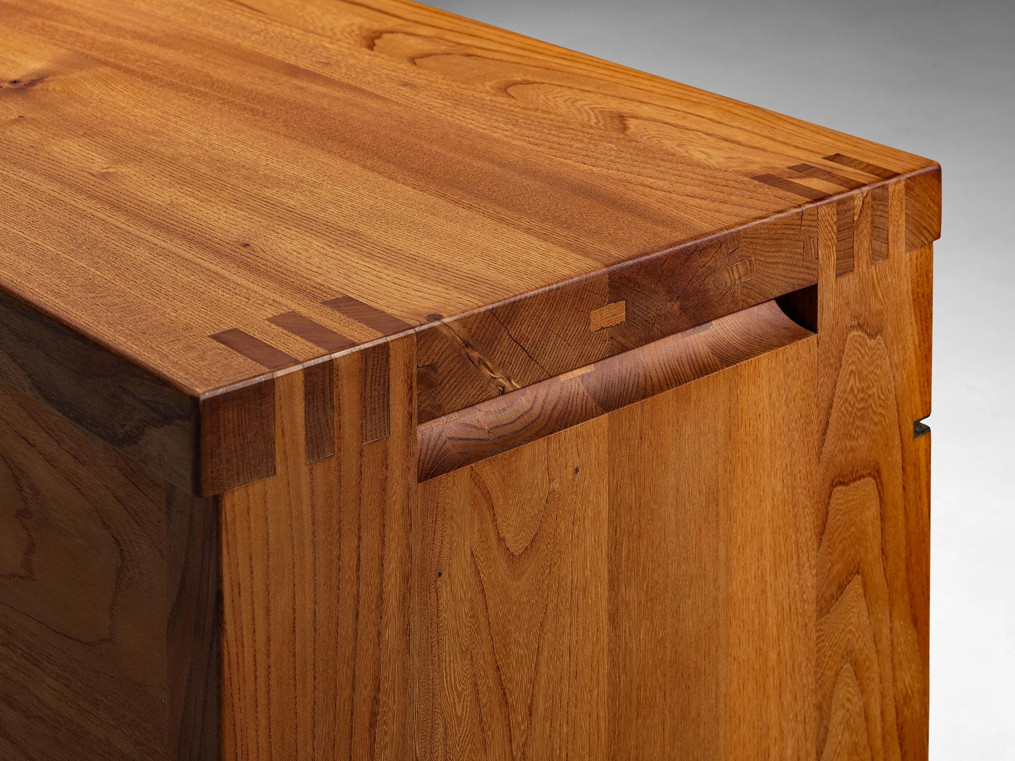 Pierre Chapo 'R08' Sideboard in Solid Elm