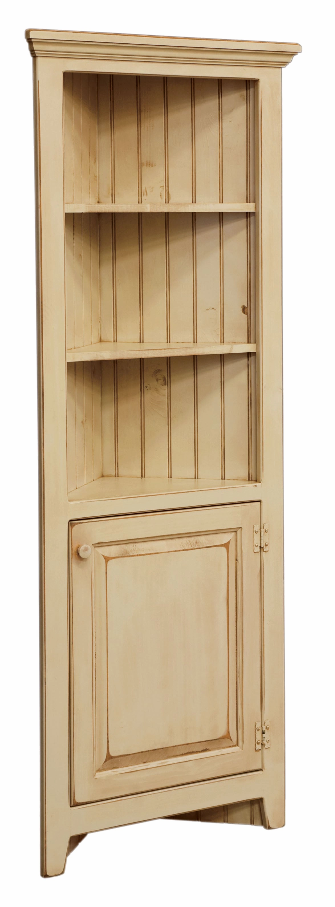Pine Corner Cabinet
