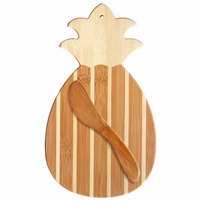 Pineapple Serving Board with Spreader Knife Gift Set cutting board,chopping board,kitchen tools