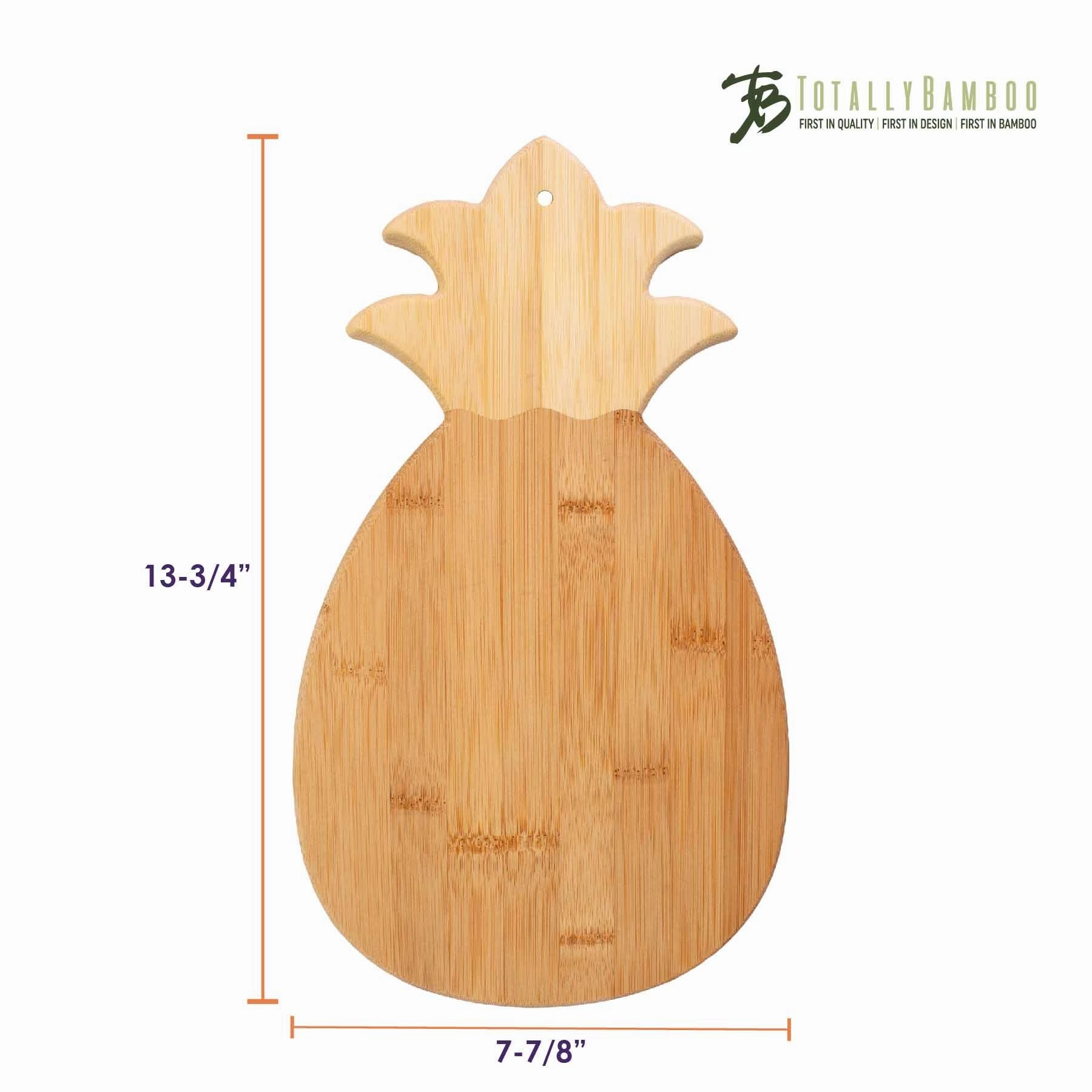 Pineapple Shaped Cutting Board, 14-3/8" x 7-1/2"