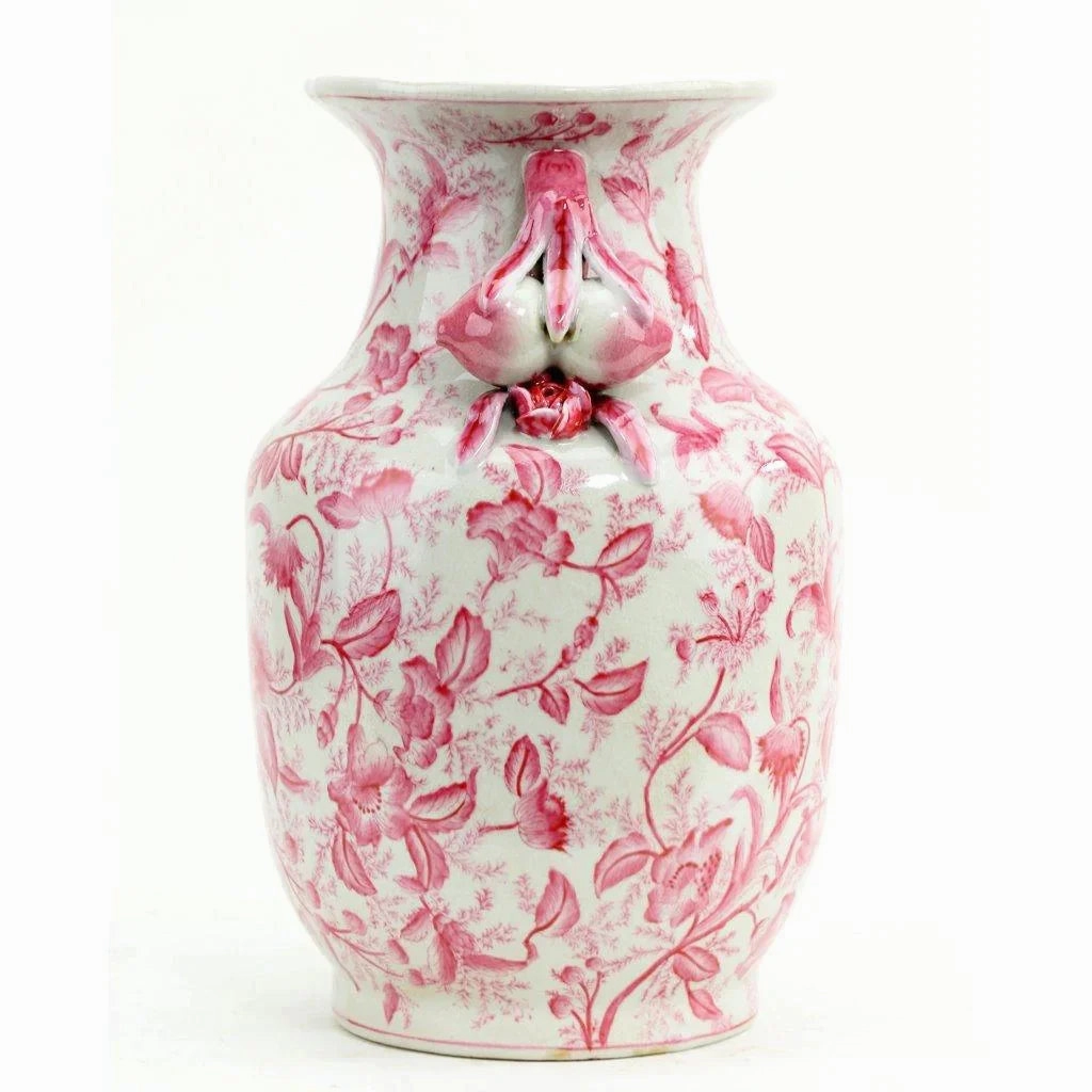 Pink Primrose Porcelain Decorative Vase