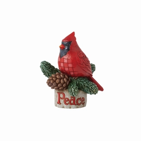 Pint Cardinal with Peace Fig figurines,decorative figurines,home accents