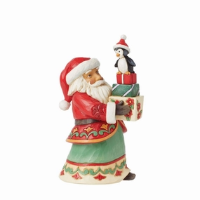 Pint Santa with Presents Fig figurines,decorative figurines,home accents